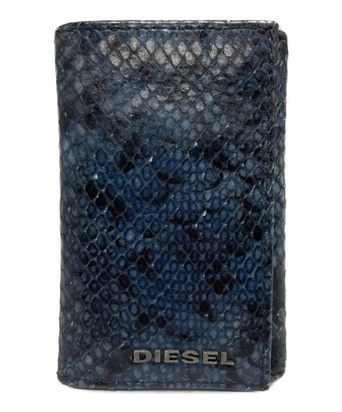 DIESEL（ディーゼル）DIESEL (ディーゼル) キーケース ネイビーの古着・服飾アイテム