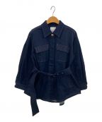 HER LIP TOハーリップトゥ）の古着「Belted Denim Long Jacket」｜インディゴ