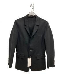 KRIS VAN ASSCHE（クリス ヴァン アッシュ）の古着「RAW EDGE 2 BUTTON JACKET」｜ブラック