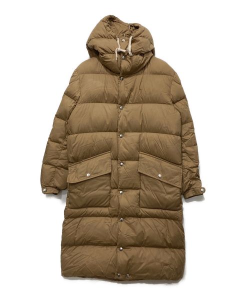 MONCLER（モンクレール）MONCLER (モンクレール) ロングダウンコート ブラウンの古着・服飾アイテム