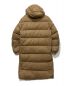 MONCLER (モンクレール) ロングダウンコート ブラウン：97800円