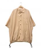 N.HOOLYWOODエヌ ハリウッド）の古着「OVERSIZED SHORT SLEEVE SHIRT」｜ピンク