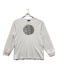 PLEASURES×Joy Division（プレジャーズ×ジョイディビジョン）の古着「CONTROL EMBROIDERED L/S T-SHIRTS」｜ホワイト