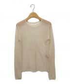 TODAYFULトゥデイフル）の古着「Slit Sheer Knit」｜ベージュ