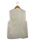 INSCRIRE (アンスクリア) boil washer sleeveless jacket アイボリー サイズ:38：12800円