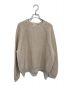 MEYAME（メヤメ）の古着「WOOLCOTTON CREW NECK PO」｜ベージュ