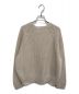 MEYAME (メヤメ) WOOLCOTTON CREW NECK PO ベージュ サイズ:free：5800円