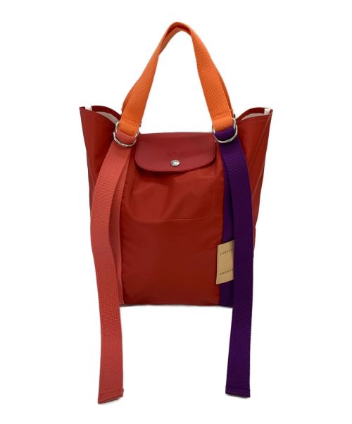 LONGCHAMP（ロンシャン）LONGCHAMP (ロンシャン) Le Pliage Re-Play Tote bag レッド サイズ:-の古着・服飾アイテム