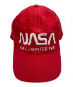 HERON PRESTONヘロンプレストン）の古着「NASA TWILL CAP」｜レッド