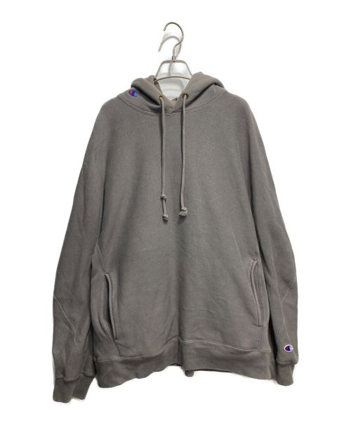 Champion（チャンピオン）Champion (チャンピオン) N.HOOLYWOOD (エヌ ハリウッド) プルオーバーパーカー グレー サイズ:LARGEの古着・服飾アイテム