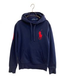 POLO RALPH LAUREN（ポロ・ラルフローレン）の古着「プルオーバーパーカー」｜ネイビー