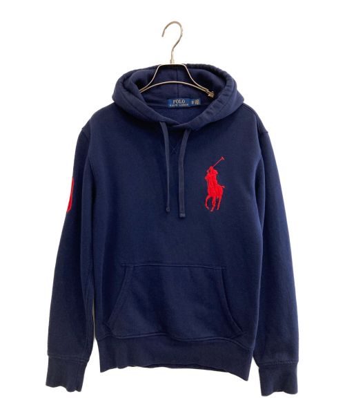 POLO RALPH LAUREN（ポロ・ラルフローレン）POLO RALPH LAUREN (ポロ・ラルフローレン) プルオーバーパーカー ネイビー サイズ:XS/TPの古着・服飾アイテム