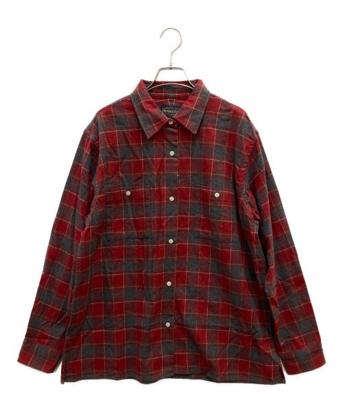 PENDLETON（ペンドルトン）PENDLETON (ペンドルトン) チェックネルシャツ レッド サイズ:表記無し(実寸サイズをご参照下さい) 未使用品の古着・服飾アイテム