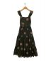 Her lip to（ハーリップトゥ）の古着「Polka Dot Open Back Dress」｜グリーン