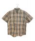 BURBERRY（バーバリー）の古着「Short Sleeved Check Shirt （ショートスリーブチェックシャツ）」｜ベージュ