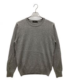 BARNEYS NEWYORK（バーニーズ・ニューヨーク）の古着「カシミヤクルーネックニット」｜グレー