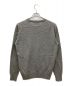 BARNEYS NEWYORK (バーニーズ・ニューヨーク) カシミヤクルーネックニット グレー サイズ:SIZE　L：9800円