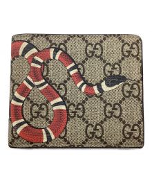 GUCCI（グッチ）の古着「二つ折り財布」｜ベージュ