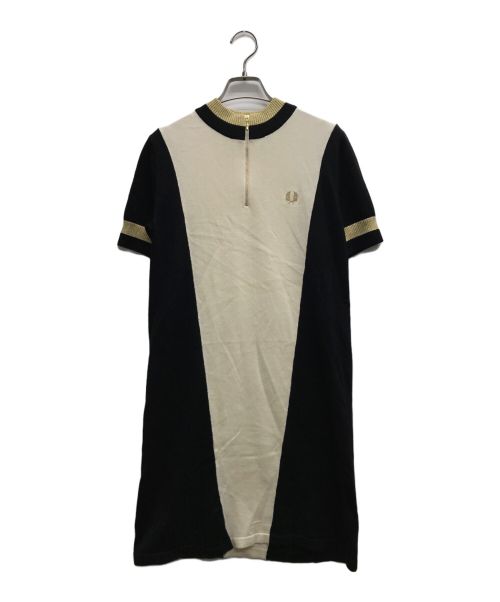 FRED PERRY（フレッドペリー）FRED PERRY (フレッドペリー) 半袖ニットワンピース サイズ:36の古着・服飾アイテム