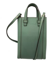 FURLA（フルラ）の古着「2WAYミニショルダーバッグ/WAYバッグ/ショルダーバッグ/WF00289」｜グリーン