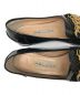 中古・古着 PELLICO (ペリーコ) パテントビジューローファー Bijou Loafer ビットローファー ブラック サイズ:36 1/2：12800円