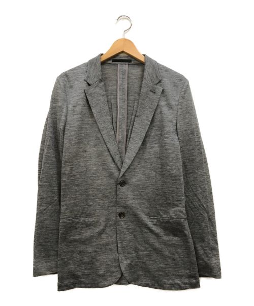 PAUL SMITH（ポールスミス）PAUL SMITH (ポールスミス) LINEN JERSEY JACKET グレー サイズ:L 未使用品の古着・服飾アイテム