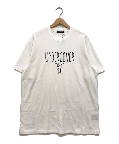 UNDERCOVER（アンダーカバー）UNDERCOVER (アンダーカバー) ロゴプリントTシャツ ホワイト サイズ:L 未使用品の古着・服飾アイテム