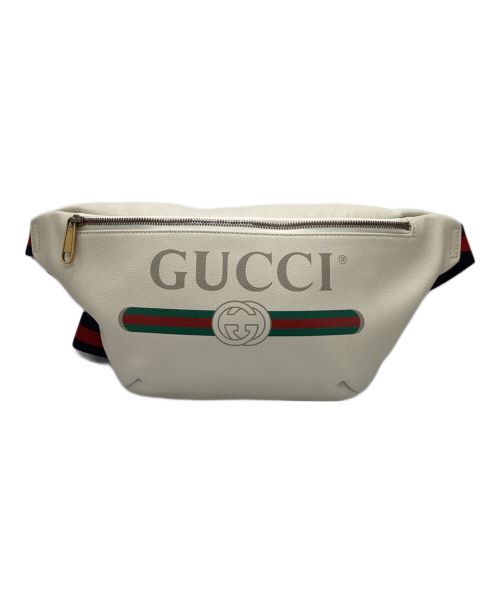 GUCCI（グッチ）GUCCI (グッチ) ウエストバッグ アイボリー サイズ:‐の古着・服飾アイテム