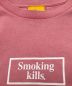 中古・古着 FR2 (ファッキングラビッツ) Smoking kills Vintage Tee ピンク サイズ:L：2980円