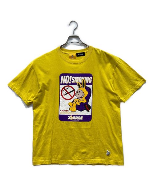 X-LARGE（エクストララージ）X-LARGE (エクストララージ) FR2 (ファッキングラビッツ) プリントTシャツ イエロー サイズ:Lの古着・服飾アイテム