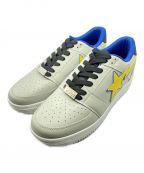 BAPESTA×Dreamvilleベイプスタ×ドリームビル）の古着「Bape Sta Low」｜グレー×イエロー