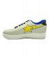 中古・古着 BAPESTA (ベイプスタ) Dreamville (ドリームビル) Bape Sta Low グレー×イエロー サイズ:27cm(US 9) 未使用品：34800円