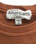 中古・古着 Americana (アメリカーナ) サーマルセットアップ ブラウン サイズ:記載無し：3980円