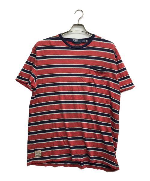 POLO RALPH LAUREN（ポロ・ラルフローレン）POLO RALPH LAUREN (ポロ・ラルフローレン) ボーダーTシャツ レッド サイズ:Lの古着・服飾アイテム