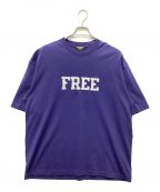 BALENCIAGAバレンシアガ）の古着「Free Wide T Shirt フリー ワイド Tシャツ」｜ネイビー