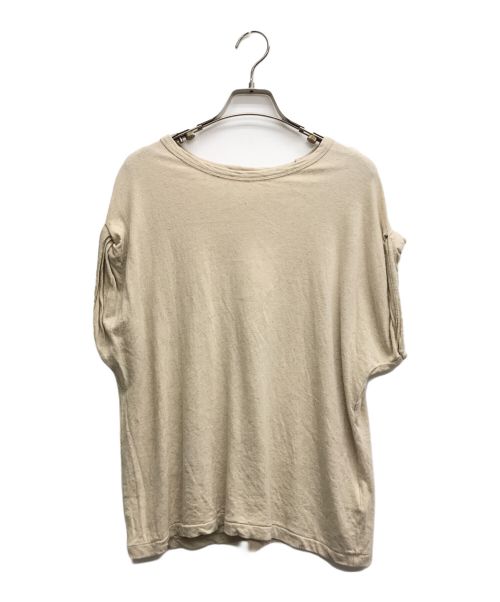 Plage（プラージュ）Plage (プラージュ) LINEN COTTON Tシャツ ベージュ サイズ:記載なし（実寸サイズを参照ください）の古着・服飾アイテム