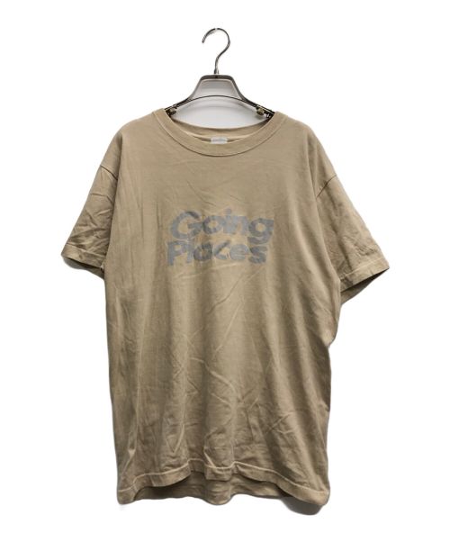 6(ROKU) BEAUTY&YOUTH（ロク ビューティーアンドユース）6(ROKU) BEAUTY&YOUTH (ロク ビューティーアンドユース) GOING PLACES T-SHIRT ベージュ サイズ:Mの古着・服飾アイテム