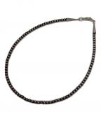 ERICKA NICOLAS BEGAYエリッカコラスビゲイ）の古着「Oxidized navajo pearl necklace」