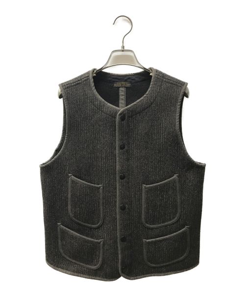 BROWN'S BEACH JACKET（ブラウンズビーチジャケット）BROWN'S BEACH JACKET (ブラウンズビーチジャケット) EARLY VEST アーリーベスト BBJ8-001 フルカウント社製 ごま塩 ブラウン サイズ:36の古着・服飾アイテム