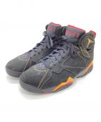 NIKEナイキ）の古着「ハイカットスニーカ/AIR JORDAN7 RETRO Citrusー」｜ブラック