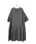 Gauze# (ガーゼ) linen cotton pleated dress ブラック サイズ:Free：13000円