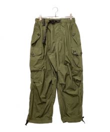 and wander（アンドワンダー）の古着「oversized cargo pants 2」｜オリーブ