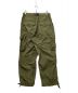 and wander (アンドワンダー) oversized cargo pants 2 オリーブ サイズ:M：17000円