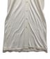 中古・古着 e BIOTOP Lingerie (ヨー ビオトープ ランジェリー) Silk jersey collar dress　シルクロングシャツドレス ホワイト：12800円