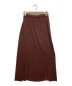 AURALEE (オーラリー) HIGH GAUGE RIB KNIT SKIRT ブラウン サイズ:FREE：7000円