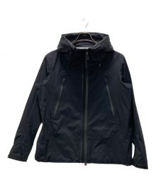 DESCENTE ALLTERRAIN（デザイント オルテライン）の古着「HARD SHELL JACKET CREAS」｜ブラック