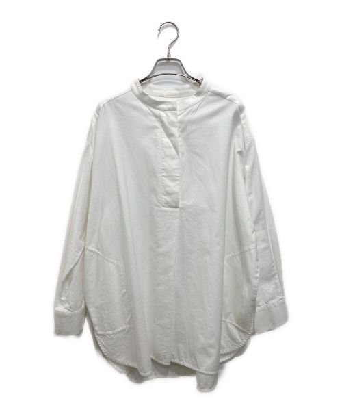 L'appartement（アパルトモン）L'appartement (アパルトモン) No Collar OX Wide SHIRTS ホワイト サイズ:-の古着・服飾アイテム