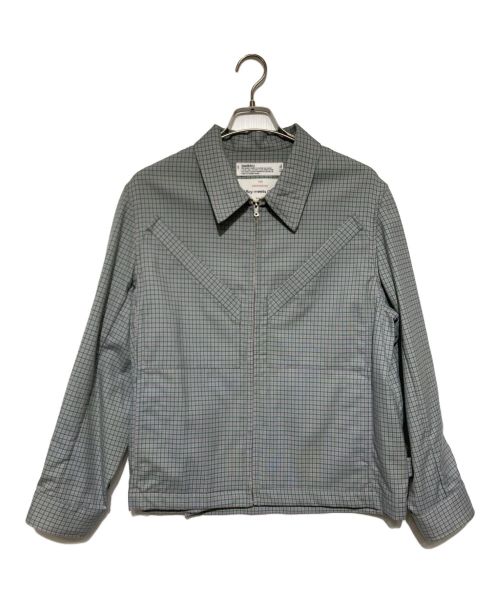 DAIRIKU（ダイリク）DAIRIKU (ダイリク) Mark Check Swing Top パープル×グリーン サイズ:Sの古着・服飾アイテム