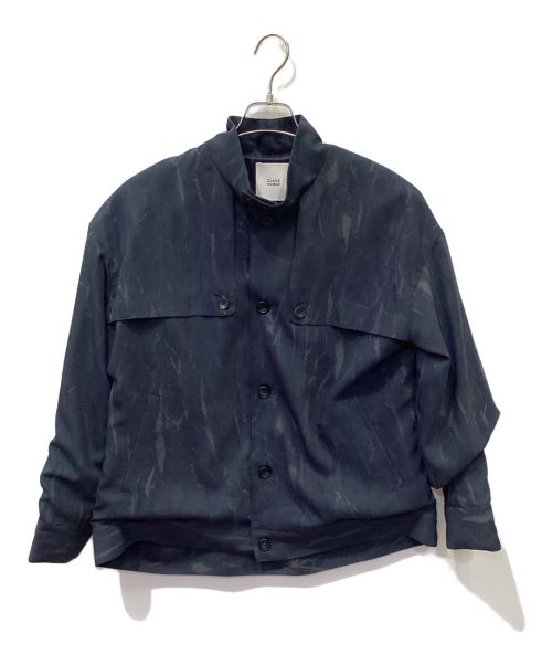 CLANE HOMME（クラネ オム）CLANE HOMME (クラネ オム) 総柄スタンドカラージャケット ネイビー サイズ:2の古着・服飾アイテム
