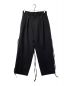 SHAREEF（シャリーフ）の古着「DOUBLE CLOTH WIDE PANTS ダブルクロスワイドパンツ」｜ブラック